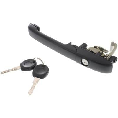 Front Driver Side Exterior Door Handle Compatible With 1994-1997 Volkswagen Passat Textured Black thumbnail 3