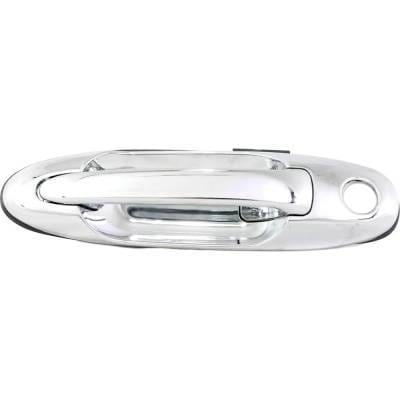 Front Driver Side Exterior Door Handle Compatible With 2001-2007 Toyota Tundra Toyota Sequoia Chrome