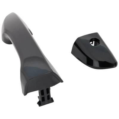 Front Left (Driver Side) Exterior Door Handle Compatible With 2014-2019 Toyota Corolla Smooth Black thumbnail 3