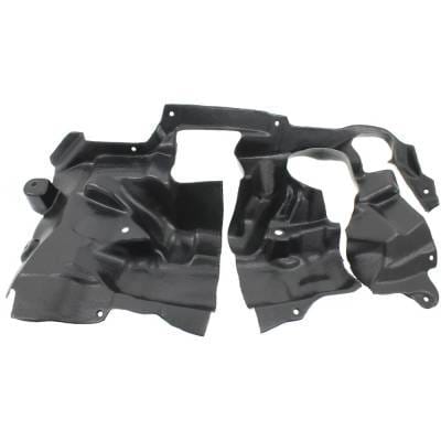 Fender Splash Shield Compatible With 2009-2019 Bmw 528I 535D 535I 550I Right Passenger Side Plastic
