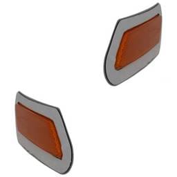 New Pair Of Reflector Lights Compatible With Audi Q5 Sq5 2018 2019 2020 By Part Numbers Au1085101
