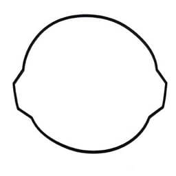New Clutch Cover Gasket Compatible With Gas Gas Husqvarna Ktm Tc 65Cc 2017-2023 Xc 65Cc 2009-2015 Mc
