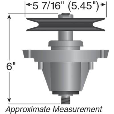 Riding Lawn Tractor Spindle Assembly Compatible With Xt2-Lx54 Xt1-Lt54 54 Inch Deck T8400 T3200 thumbnail 3
