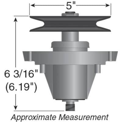 Spindle Assembly Compatible With Cub Cadet Xt2-Lx50 131Qa1cq010 137Qa1cq010 13Aia1cq010 50 In thumbnail 7