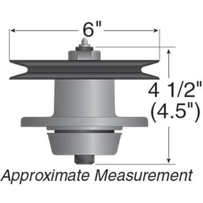 Spindle Assembly Compatible With John Deere Lx255 Lx266 Lx277 Lx279 Lx288 Gx335 Gx345 Gx355 48-Inch thumbnail 5