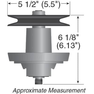 Spindle Assembly Compatible With Craftsman 247286040 316286040 Lawn Tractor 38 Inch 618-04495 thumbnail 3