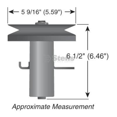 Spindle Assembly Compatible With John Deere Lt160 Lt166 Lt180 38 Inch Deck Am128048 Am126112 314A1 thumbnail 5