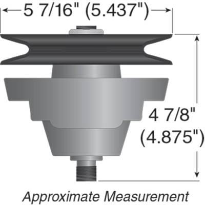 Spindle Assembly Compatible With Cub Cadet Ltx1050kw 13Aq91ap010 13Wq91ap009 13Wq91ap010 50 Inch thumbnail 5
