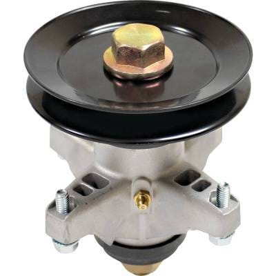 Spindle Assembly With Pulley Compatible With Lt1050 Lt1024 Slt1554 50 54 Inch Deck Lawn Tractor thumbnail 3