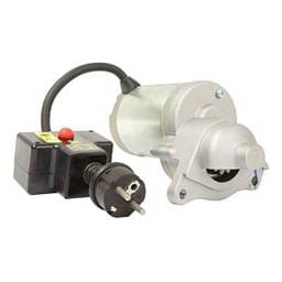 OEM Grade 220V Starter Motor Compatible With Subaru 287Cc Snow Blower Engine Ex27 12 Teeth