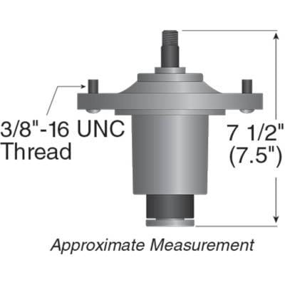 Deck Spindle Compatible With Exmark Lazer Z Air Cooled Next Lazer Z 48 52 60 72 Inch Zero Turn Mower thumbnail 3