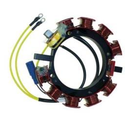 New 35 Amp Stator Coil Compatible With Johnson/Evinrude 4 Cyl 3.500 Bore Cross Flow 115 Hp 1984-1985