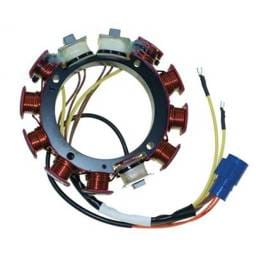 New 35 Amp Stator Coil Compatible With Johnson/Evinrude 6 Cyl 3.500 Bore Cross Flow 150 Hp 1989-1991