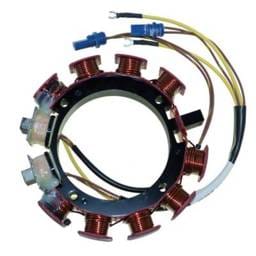 New 35 Amp Stator Coil Compatible With Johnson/Evinrude 6 Cyl 3.500 Bore Cross Flow 185 Hp 1984-1985