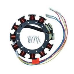 New Stator Compatible With Chrysler/Force Mariner Mercury 4 Cyl 3.375 Bore Looper 100 Hp 4 Cyl 3.375