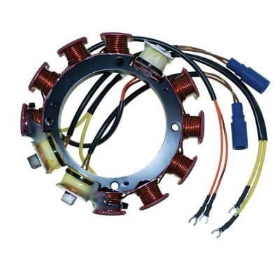 New 35 Amp Stator Coil Compatible With Johnson/Evinrude 8 Cyl 3.685 Big Bore Looper 250 Hp 1991-1992