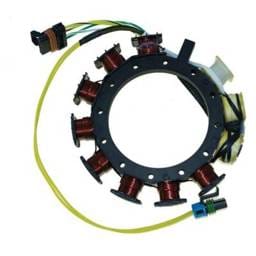 New Stator Compatible With Mariner Mercury 2 Cyl 2.562 Bore Mercosil Block 25 Hp 2 Cyl 4 Stroke 25