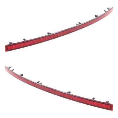 New Rear Reflector Center Daytime Running Lights Compatible With Ford Edge 2.0L 2.7L 3.5L 2015 2016 thumbnail 7