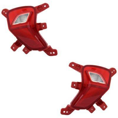 New Pair Of Back Up Light Assembly Compatible With Kia Niro Ex Sport Utility 2020-2022 By 17-6048-00