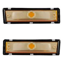 New Pair Of Daytime Running Lights Compatible With Chevrolet Gmc 1981-1991 By Part Numbers