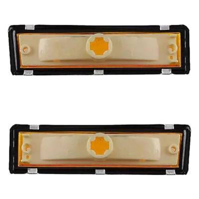 New Pair Of Daytime Running Lights Compatible With Chevrolet Gmc 1981-1991 By Part Numbers