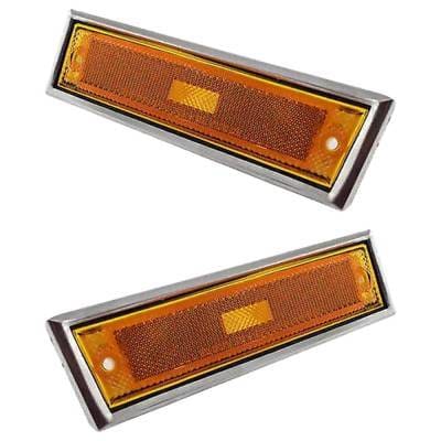 New Pair Of Daytime Running Lights Compatible With Chevrolet Gmc 1981-1991 By Part Numbers thumbnail 3