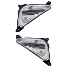 New Pair Of Daytime Running Lights Compatible With Kia Forte 1.6L 2.0L 2019 2020 2021 By Part
