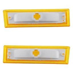 New Pair Of Daytime Running Lights Compatible With Chevrolet Gmc 1981-1991 By Part Numbers Gm2550112