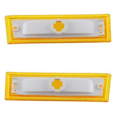New Pair Of Daytime Running Lights Compatible With Chevrolet Gmc 1981-1991 By Part Numbers Gm2550112