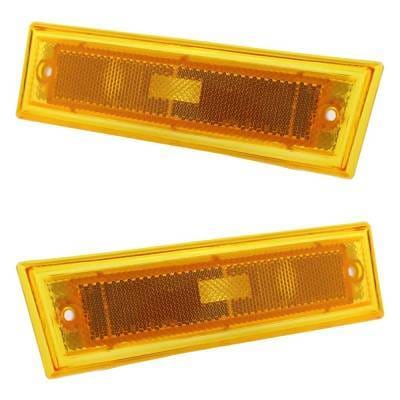 New Pair Of Daytime Running Lights Compatible With Chevrolet Gmc 1981-1991 By Part Numbers Gm2550112 thumbnail 5