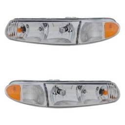 Headlight Compatible With 1997 Buick Century Regal 3.1L V6 L82/Lg8 Replaces Lx2502101 Ch2503128