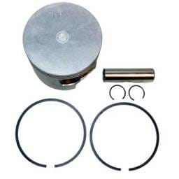 New 3.530" Bore 0.030" Over Piston Kit Compatible With Mariner Mercury 4 Cyl 3.375 Bore Looper 100