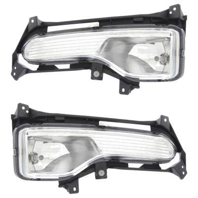 New Pair Of Daytime Running Lights Compatible With Kia Sorento 3.5L 2011 2012 2013 By Part Numbers