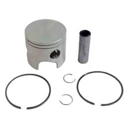New 3.52" Bore 0.020" Over Piston Kit Compatible With Johnson/Evinrude 4 Cyl 3.500 Small Bore Looper