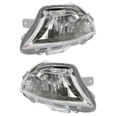 New Pair Of Daytime Running Lights Compatible With Lexus Ls460 Ls600h 4.6L 5.0L 2007 2008 2009 By