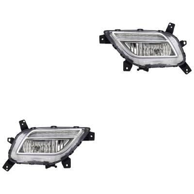 New Pair Of Fog Lights Compatible With Kia Niro Niro Ev 2017 2018 2019 By Part Numbers Ki2593158 thumbnail 7