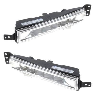 New Pair Of Daytime Running Lights Compatible With Honda Accord 2.0L 2.4L 3.5L 2016 2017 By Part thumbnail 5