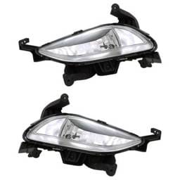 New Pair Of Daytime Running Lights Compatible With Hyundai Sonata 2.0L 2.4L 2014-2014 By Part