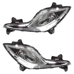New Pair Of Daytime Running Lights Compatible With Hyundai Sonata 2.4L 2011 2012 2013 2014 2015 By