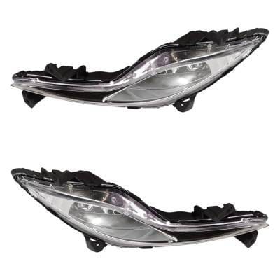New Pair Of Daytime Running Lights Compatible With Hyundai Sonata 2.4L 2011 2012 2013 2014 2015 By thumbnail 9