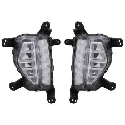 Drl Assembly Compatible With 2017-2019 Hyundai Santa Fe Santa Fe Xl 2.5L 1.6L I4 Smartstream 281Hp