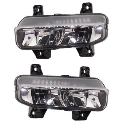 New Pair Of Daytime Running Lights Compatible With Ram 1500 2500 3500 2019 2020 By Part Numbers thumbnail 3