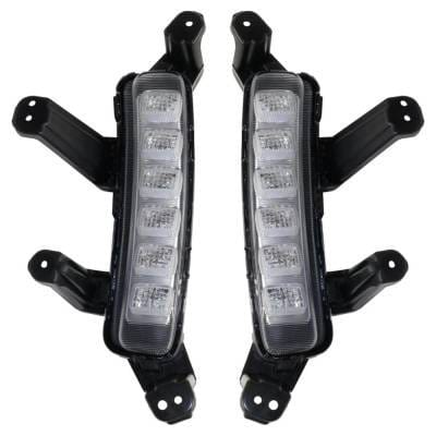 Drl Assembly Compatible With 2017-2019 Hyundai Santa Fe Santa Fe Xl 2.5L 1.6L I4 Smartstream 281Hp thumbnail 3