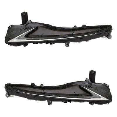 New Pair Of Daytime Running Lights Compatible With Lexus Is200t Is300 Is350 2.0L 3.5L 2017-2020 By