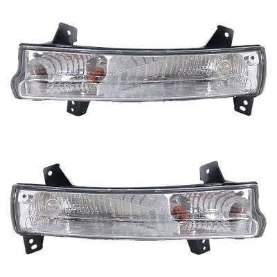 New Pair Of Daytime Running Lights Compatible With Jeep Compass 2017 2018 2019 2020 2021 By Part