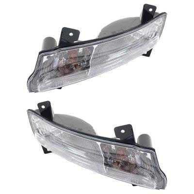 New Pair Of Daytime Running Lights Compatible With Jeep Compass 2017 2018 2019 2020 2021 By Part thumbnail 3