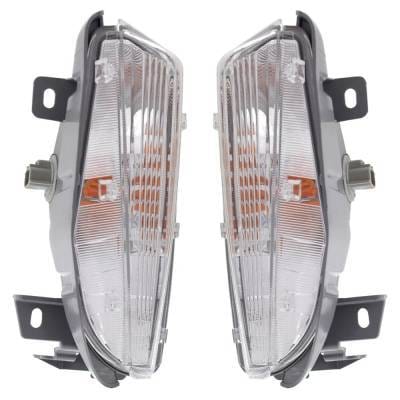 New Pair Of Daytime Running Lights Compatible With Toyota Prius V 1.8L 2012 2013 2014 By Part thumbnail 3