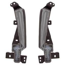 New Pair Of Daytime Running Lights Compatible With Toyota Prius 1.8L 2019 2020 2021 2022 By Part