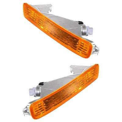 New Pair Of Daytime Running Lights Compatible With Honda Accord 2.2L 2.7L 1994 1995 By Part Numbers