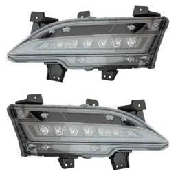 New Pair Of Daytime Running Lights Compatible With Lincoln Mkc 2015 2016 2017 2018 2019 By Part